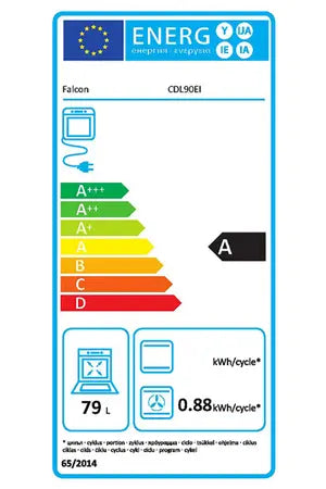 Cuisinière induction Falcon CLASSIC DELUXE - CDL90EIOG/C-EU - 90CM - UBAYE ELECTROMENAGER