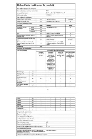 Réfrigérateur top Miele Refrigerateur sous-encastrable avec un chariot coulissant pratique de format compact.