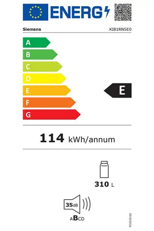 Réfrigérateur 1 porte Siemens ki81rnse0