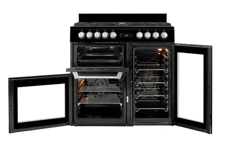 Piano de cuisson Leisure CUISINEMASTER PRO 90CM GAZ NOIR - PR90F560K - UBAYE ELECTROMENAGER