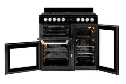 Piano de cuisson Leisure CUISINEMASTER PRO 90CM GAZ NOIR - PR90F560K - UBAYE ELECTROMENAGER