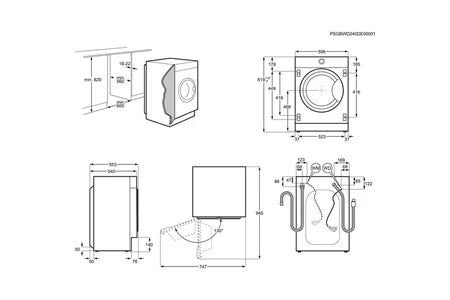 Lave-linge hublot Electrolux EW7F1484BI