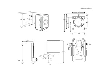 Lave-linge hublot Electrolux EW7F1484BI