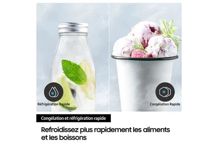 Réfrigérateur congélateur en bas Samsung rb34c602dsa