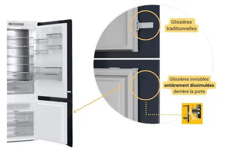 Réfrigérateur congélateur en bas Whirlpool WHC18D011C2FR - ENCASTRABLE 178 CM