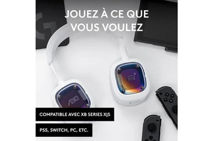 Casque PC LOGITECH G CASQUE GAMING SANS FIL - ASTRO - A30 - POUR PS, PC, MOBILE - BLANC