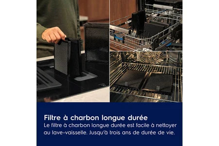 Plaque de cuisson avec hotte intégrée Electrolux KCC8344 - UBAYE ELECTROMENAGER