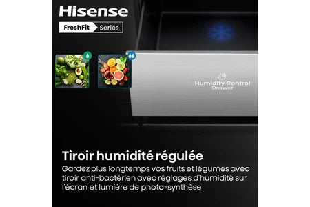 Réfrigérateur multi-portes Hisense RQ768N4GBE Freshfit