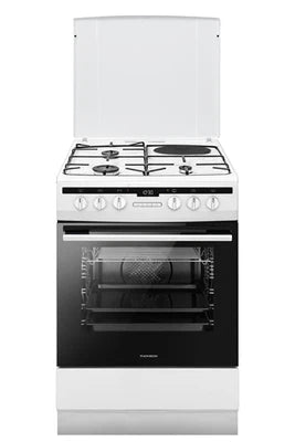 Cuisinière mixte Thomson TMMP63.3WH blanche - UBAYE ELECTROMENAGER