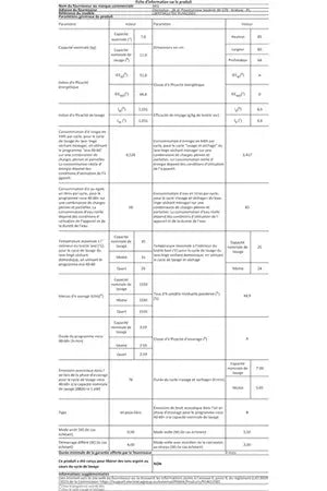Lave-linge séchant Aeg LWR73A1176V