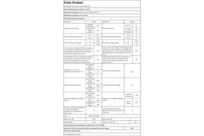 Lave-linge séchant Hisense WD5S1045BW