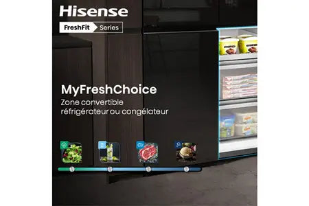 Réfrigérateur multi-portes Hisense RQ768N4GBE Freshfit