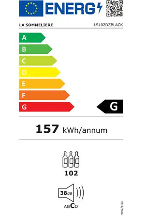 Cave de service La Sommeliere LS102DZBLACK - UBAYE ELECTROMENAGER