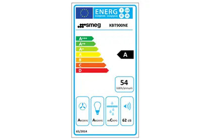 Hotte décorative murale Smeg KBT900NE - UBAYE ELECTROMENAGER