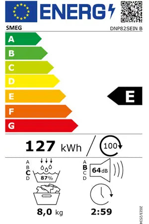 Sèche-linge à condensation Smeg DNP82SEIN
