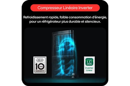 Réfrigérateur américain Lg GSLC40EPFE