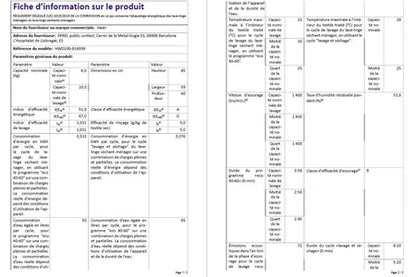 Lave-linge séchant Haier HWD100-B14939-FR - UBAYE ELECTROMENAGER