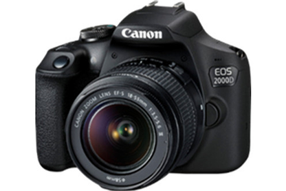 Appareil photo Reflex CANON EOS 2000D + 18-55 IS II + 75-300 + CANON EF 50/1.8 STM