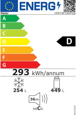 Réfrigérateur multi-portes Haier HFR79F19DFGB