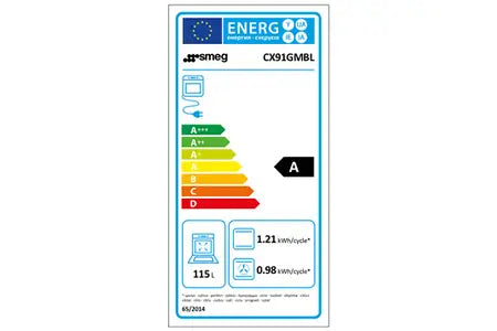 Piano de cuisson Smeg CX91GMBL - UBAYE ELECTROMENAGER