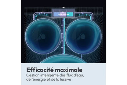 Lave-linge hublot Candy MULTIWASH MQD 410CBL9-47