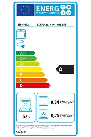 Cuisinière vitrocéramique Electrolux EKR524211K - UBAYE ELECTROMENAGER