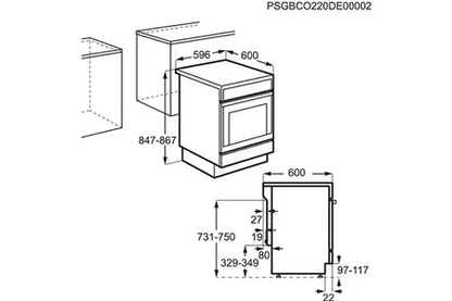 Cuisinière induction Aeg CIB6490APM - UBAYE ELECTROMENAGER