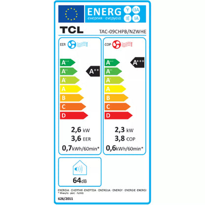 Climatiseur réversible Tcl TAC-09CHPB/NZWHE