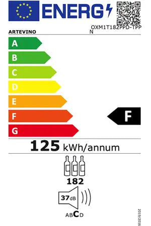 Cave de vieillissement Artevino OXM1T182PPD - UBAYE ELECTROMENAGER