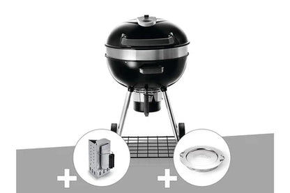 Barbecue NAPOLEON BARBECUE CHARBON DE BOIS NAPOLEON RODÉO PRO 57 CM AVEC CHEMINÉE D'ALLUMAGE ET FUMOIR