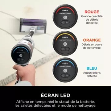 Aspirateur balai SHARK DetectPro avec base de vidage automatique IW3611EU