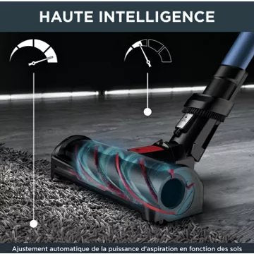 Aspirateur balai ROWENTA X-Force Flex 12.60 Aqua 4-en-1 RH98C0WO