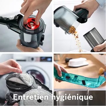 Aspirateur balai BOSCH BCS71HYG4 Unlimited 7 ProHygienic