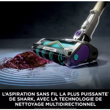 Aspirateur balai SHARK PowerDetect avec base de vidage automatique IP3251EUT