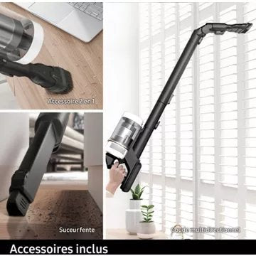 Aspirateur balai SAMSUNG Bespoke Jet Plus complete VS20B95C43W